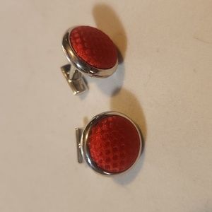 Red Cufflinks by Pink